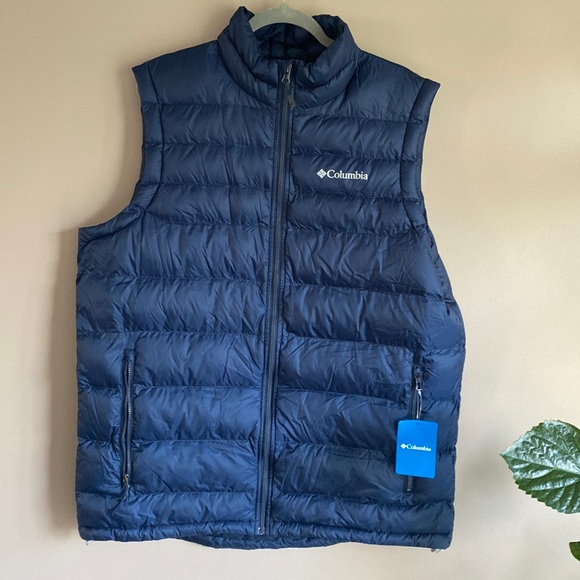 Columbia Other - NWT men’s navy puffer Columbia vest size large